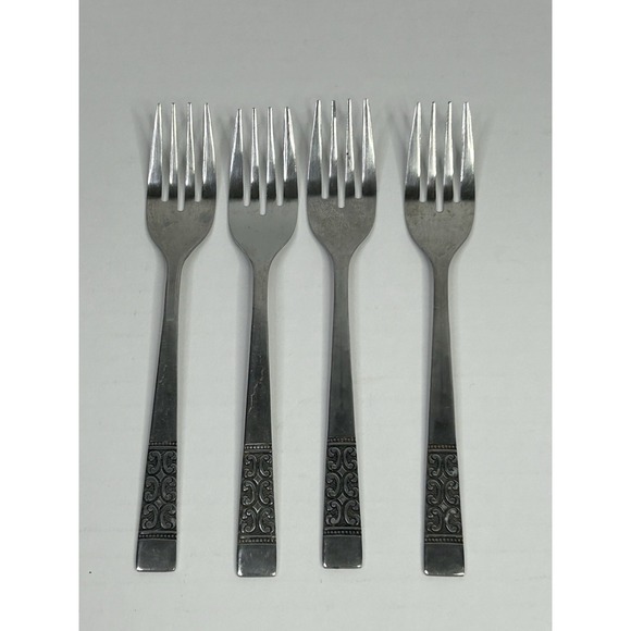 Other - Stanley Roberts Rogers Co Salad Forks Stainless Steel CASA VISTA Lot of 4